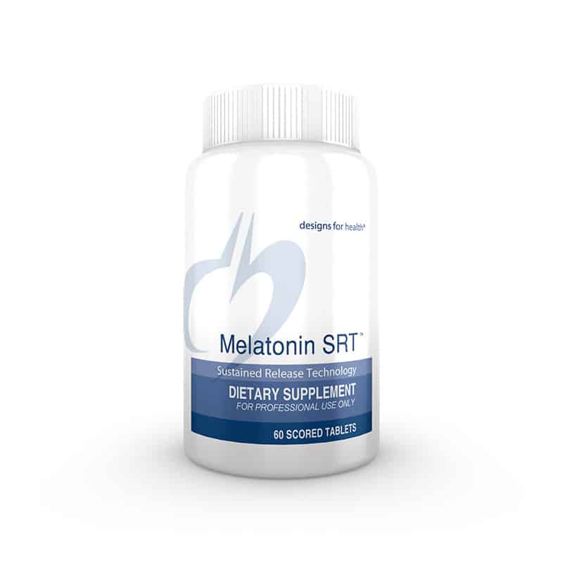 designs for health melatonin srt 60 tablets image