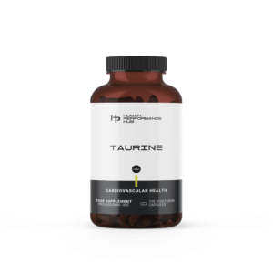 Taurine supplement bottle