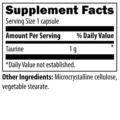 Taurine 120 Vegetarian Capsules Hph