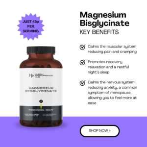 HPH magnesium bisglycinate supplement facts Magnesium bisglycinate capsules for sleep and recovery Premium chelated magnesium bisglycinate UK